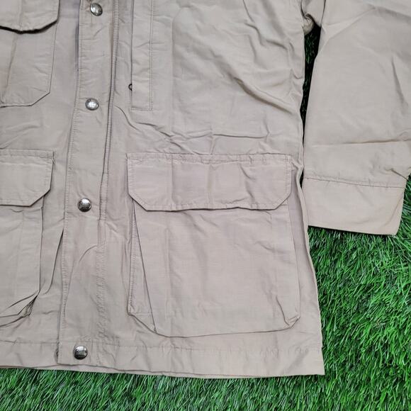 Vintage 90s Woolrich Parka Coat Jacket Women M/L 20x27 Beige - Picture 9 of 14